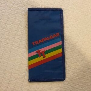 Vintage Trafalgar Tours Travel Wallet - Rainbow Design